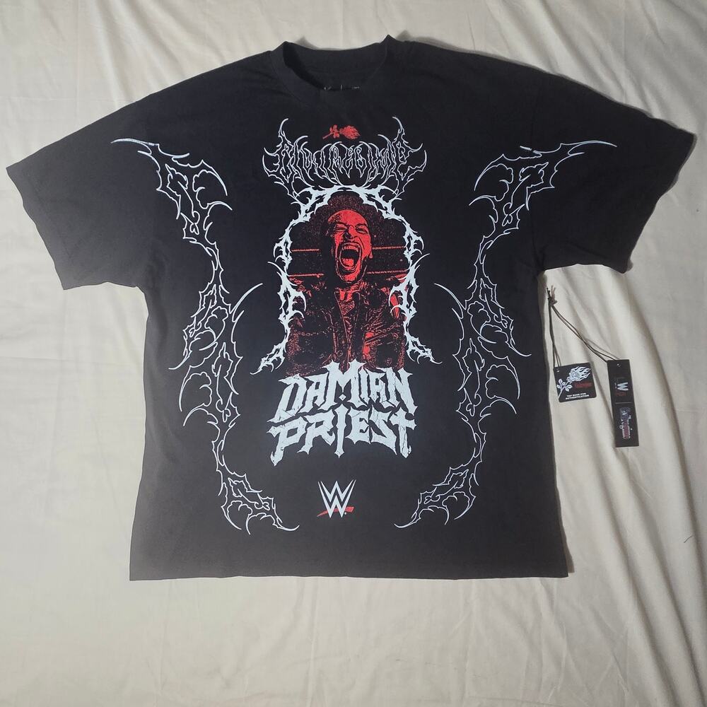 NWT Civil Regime x WWE Damian Priest Punishment American Classic Oversized Tee
